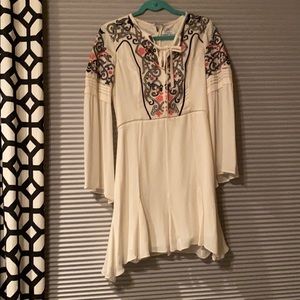 Parker cream flowy dress